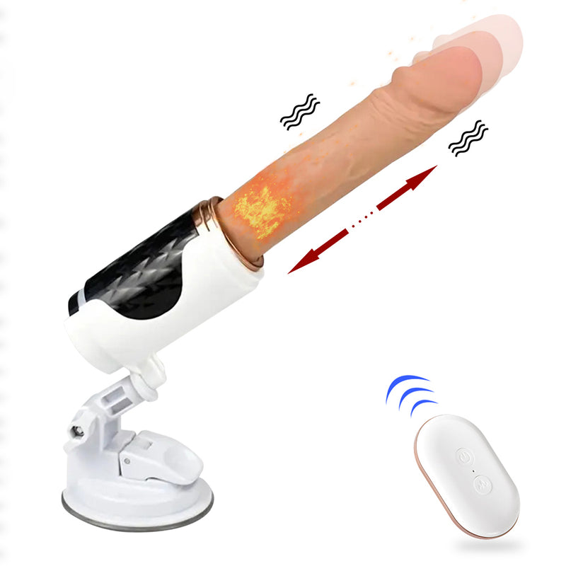 Captain - Discreet Mini Sex Machine with Thruster Dildo Cup Design (Remote Control)