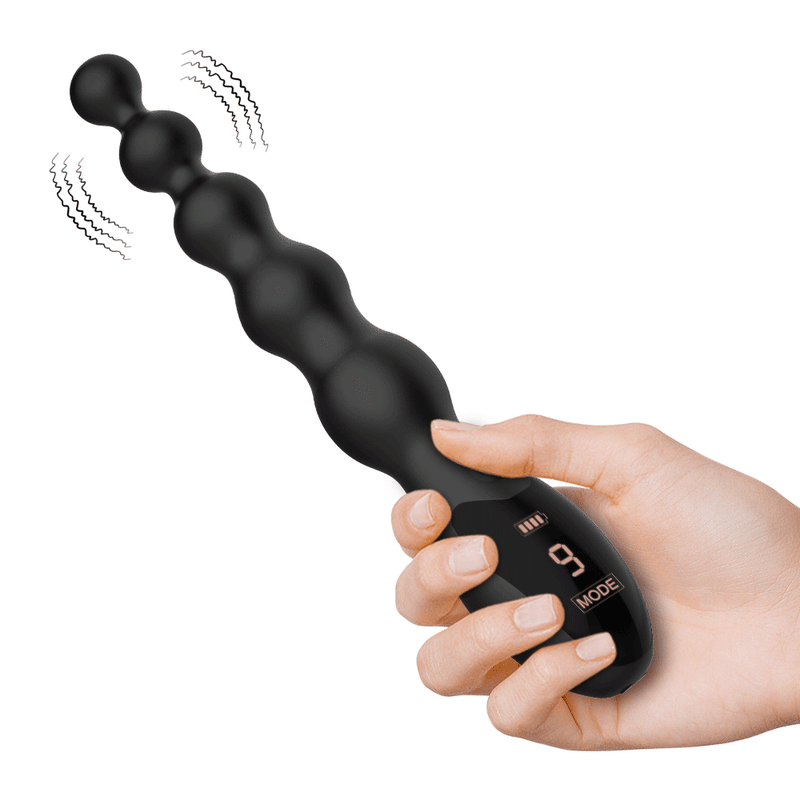 Dole-Vibrating Anal Beads Prostate Massager Remote Control Butt Plug G Spot Stimulor
