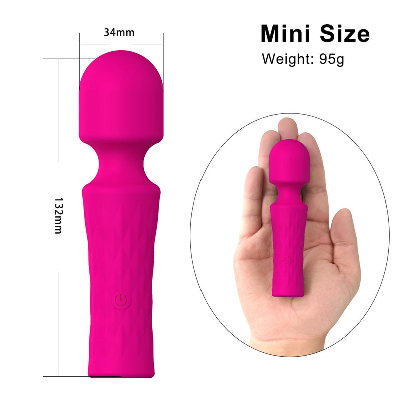 Mini Wand Vibrator for Clitoris Stimulation 10 Modes - M3
