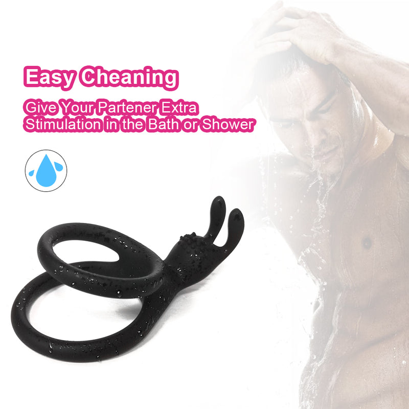 Silicone Cockring Sleeve for Penis Ring Time Delay Ejaculation Couple Cock Rings