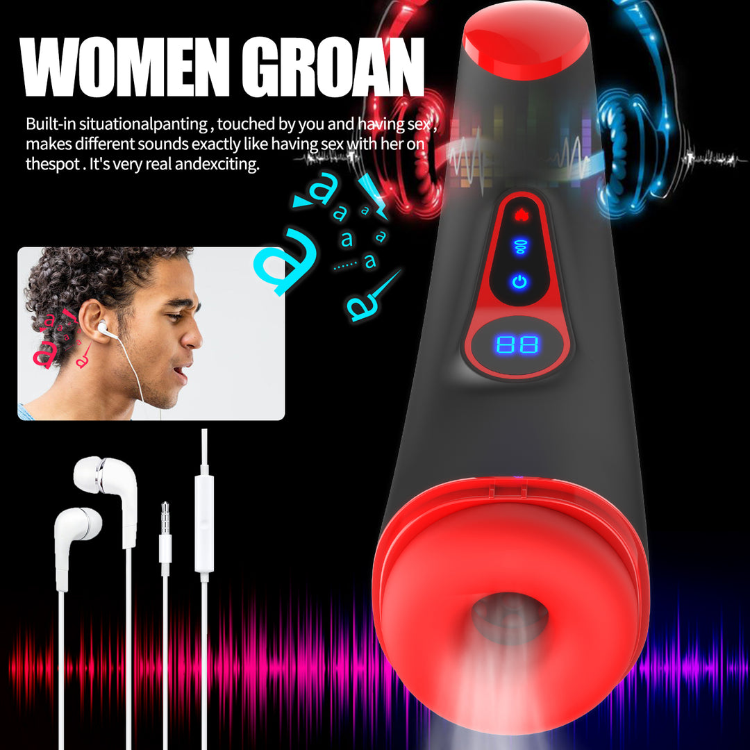 Cone - Male Masturbator Cup With 9 Sucking & 9 Vibrating Modes – TouchHoney