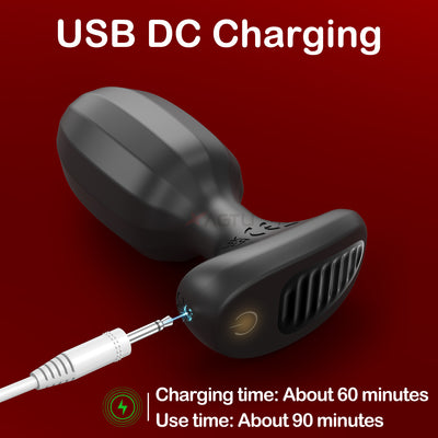 Vibrating Prostate Massager Butt Plug with APP Control, Waterproof Personal P Spot Anal Vibrator Hands Free Play