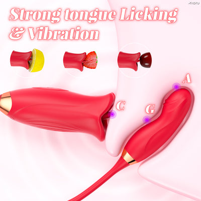 Nibbler Pro - Lip Biting Vibrator with Wiggle Finger Shaped Vibrator
