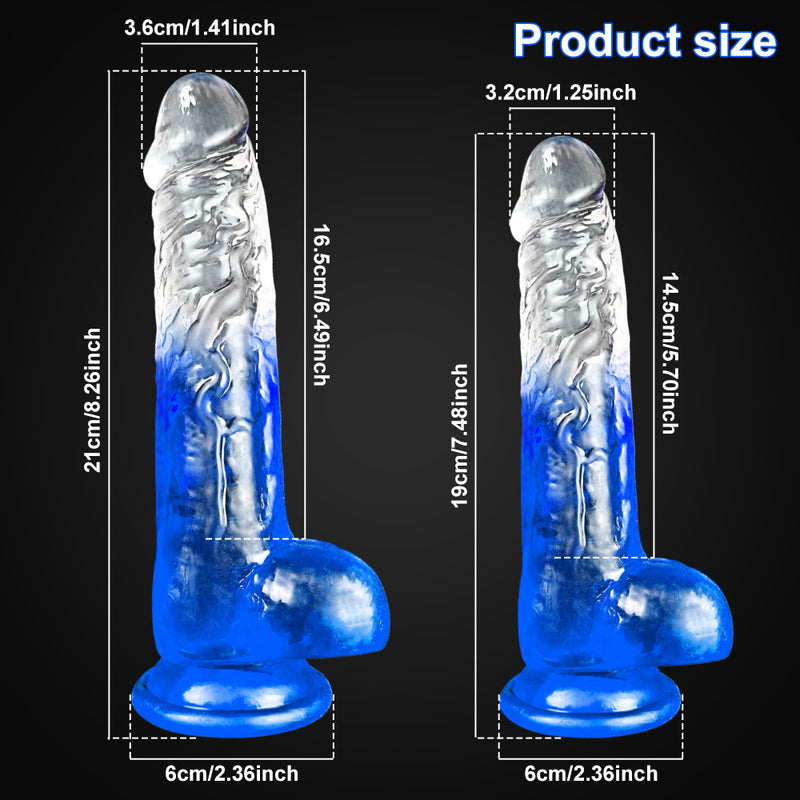 Orgasman-Realistic Dildo With Suction Cup Huge Jelly Big Penis Dick