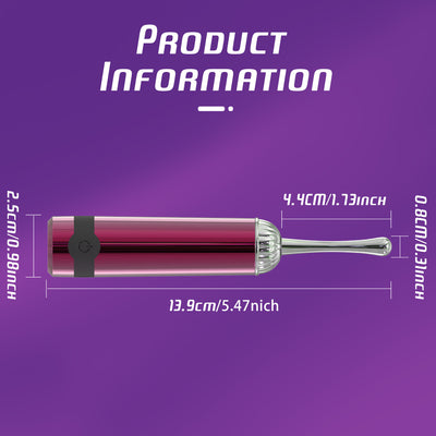 Women'S Clitoral Vibrator - Rechargeable Quiet Vibrator with 10 Powerful Vibrations, Precision Targeted Nipple Clip