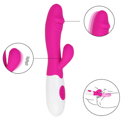 Leo-Multispeed Vibrator Rabbit Dildo G-Spot Clit Massager