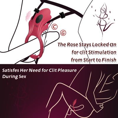 Couples Sex Toys Wearable Panty Vibrator, Vibrating Panties Remote Control Vibrators with Blindfold