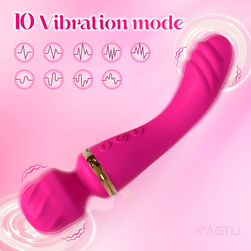 clitoral and vaginal stimulation vibrator sex toy suitable for male and female masturbation toy stick