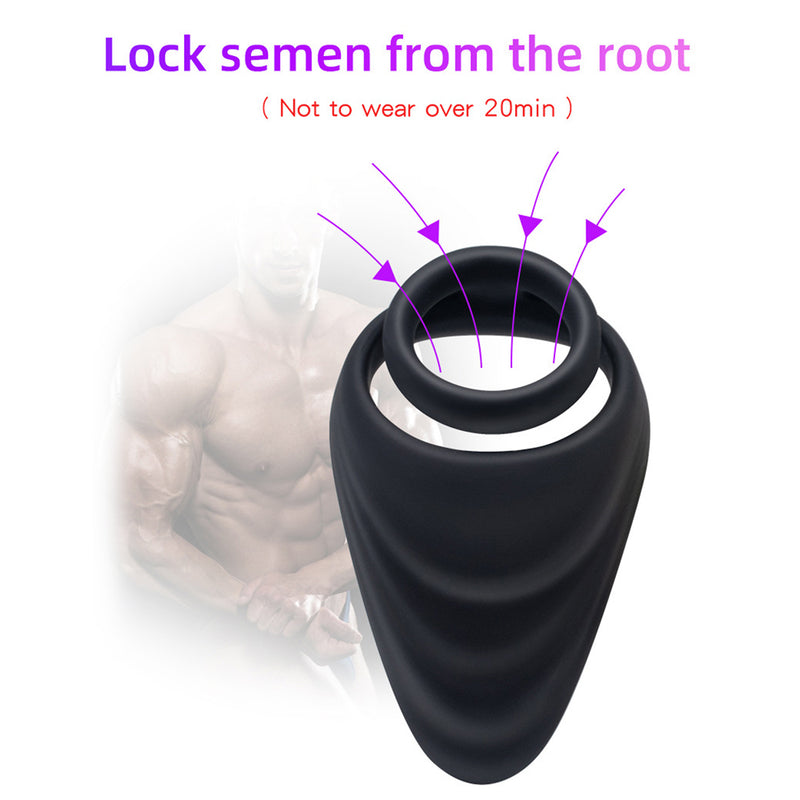 Karmen-Male Penis Ring Slilicone Delay Ejaculation Cock Ring