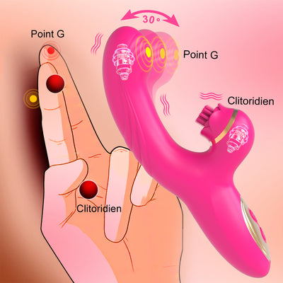 Barry - Finger Wiggle G Spot Vibrator with Clit Vibrating Stimulation