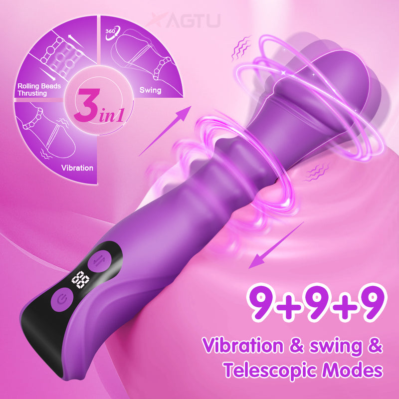 Vibrator Thrusting Dildo Sex Toys - Dildos G Spot Vibrator Woman Sexual Pleasure Tools for Women