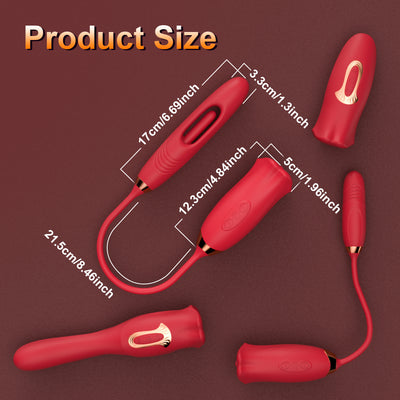 Nibbler 4  -Mouth Biting Vibrator And G-spot Tapping Stimulator