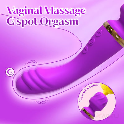 clitoral and vaginal stimulation vibrator sex toy suitable for male and female masturbation toy stick