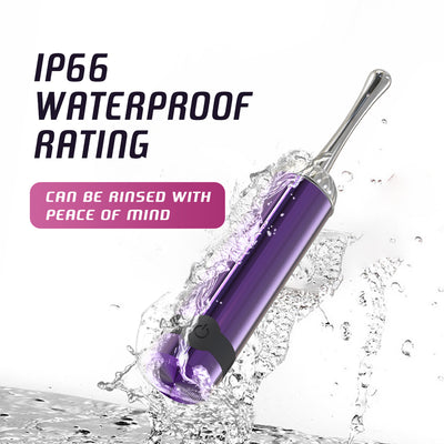 Women'S Clitoral Vibrator - Rechargeable Quiet Vibrator with 10 Powerful Vibrations, Precision Targeted Nipple Clip