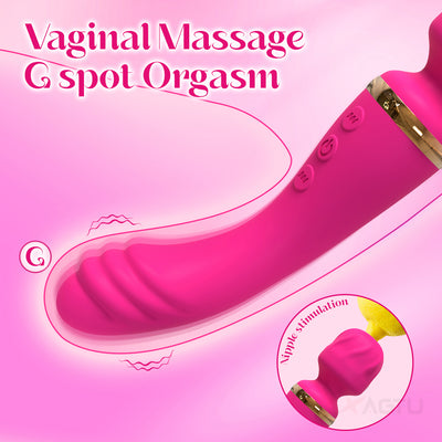 clitoral and vaginal stimulation vibrator sex toy suitable for male and female masturbation toy stick