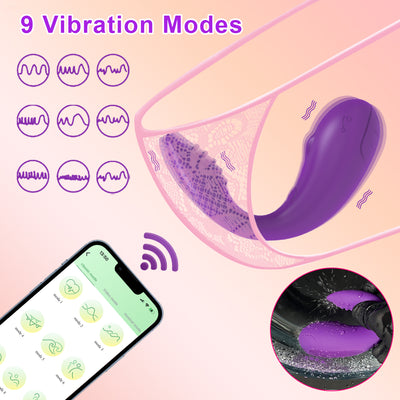 Hale-APP Bluetooth Vibrator for Women G Spot Vibrating Egg Clitoris Stimulator