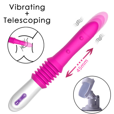 Hunger-Thrusting Multi-point Stimulation Dildo Machine