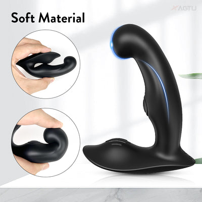 Male Wiggle Prostate Massager Anal Vibrator Butt Plug Stimulator，Durable Construction, Gspot Stimulator