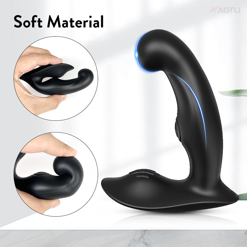 Male Wiggle Prostate Massager Anal Vibrator Butt Plug Stimulator，Durable Construction, Gspot Stimulator