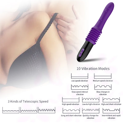Hunger-Thrusting Multi-point Stimulation Dildo Machine