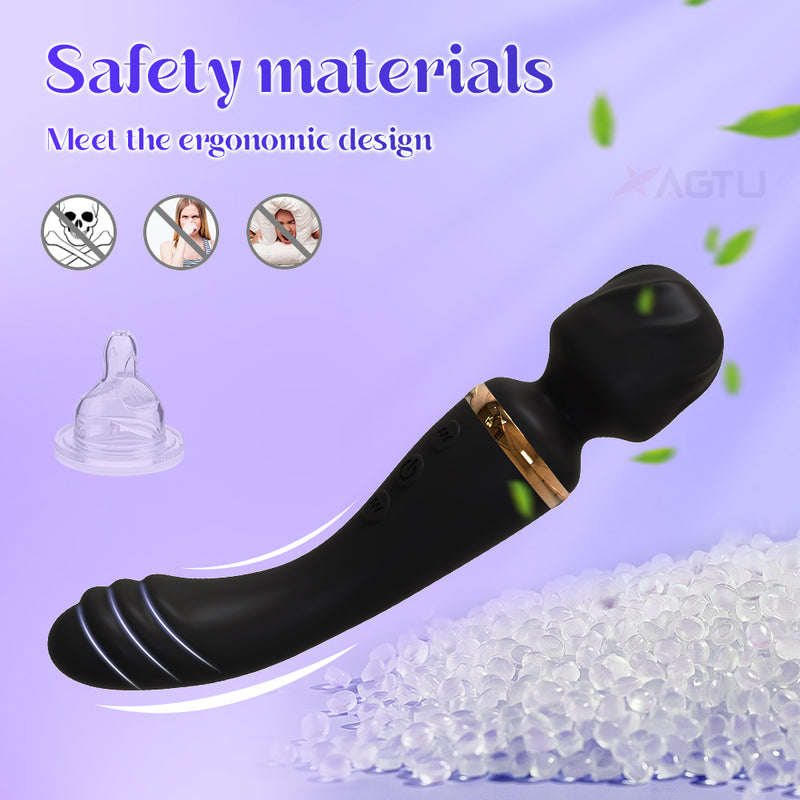 clitoral and vaginal stimulation vibrator sex toy suitable for male and female masturbation toy stick