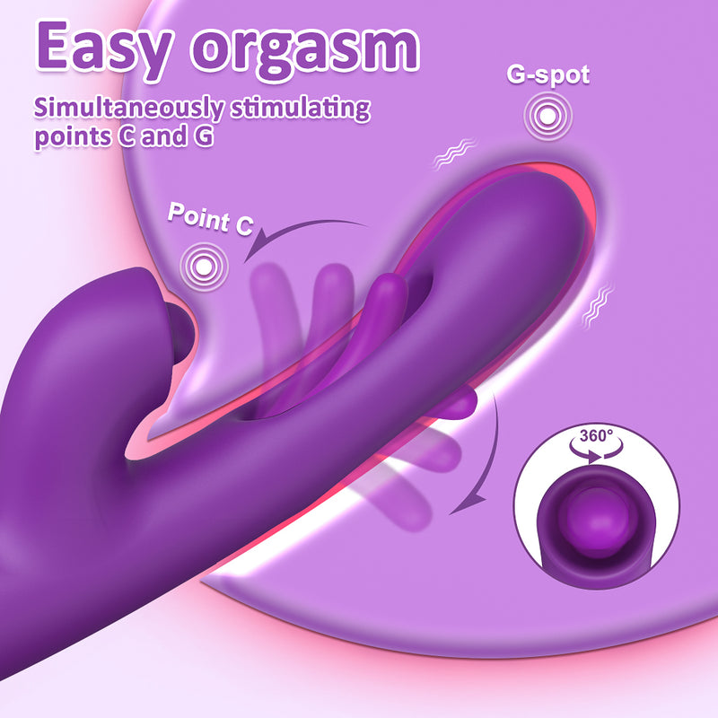 Popper - Spinning Clit Teaser and Tapping G-Spot Vibrator
