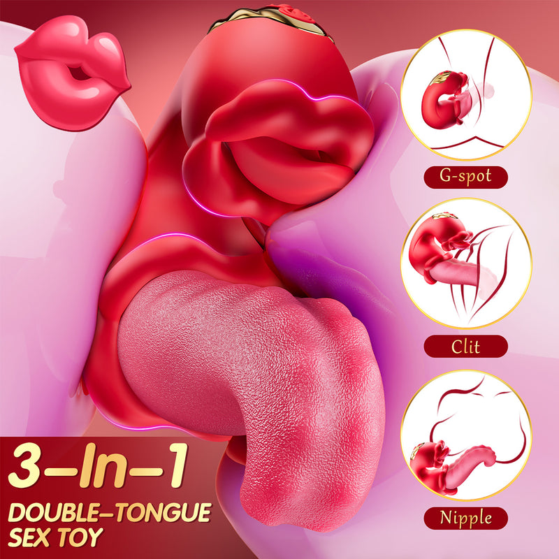 OpalSway-Mouth Tongue Teasing Vibrator And G-spot Tapping Stimulator