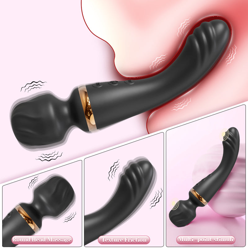 clitoral and vaginal stimulation vibrator sex toy suitable for male and female masturbation toy stick