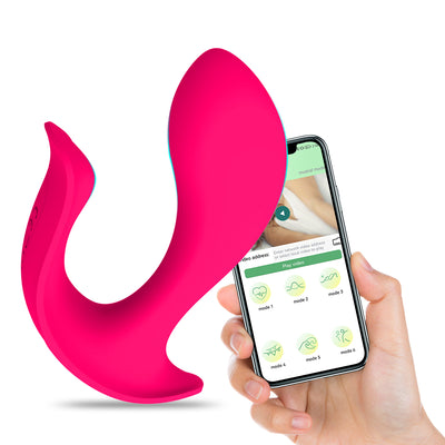 G Spot and Clit Dual Vibrator with App Control W9