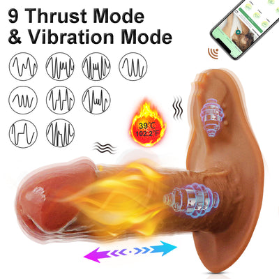 Shooter - Wearable Dildo Vibrator with Fast Thrusting Vibation and Heating