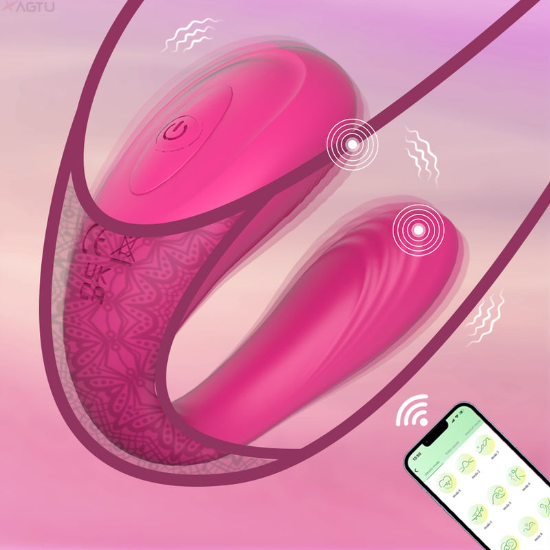 10-Speed Vibrating Clitoral Stimulator, Wearable Panty Massager, Couples&