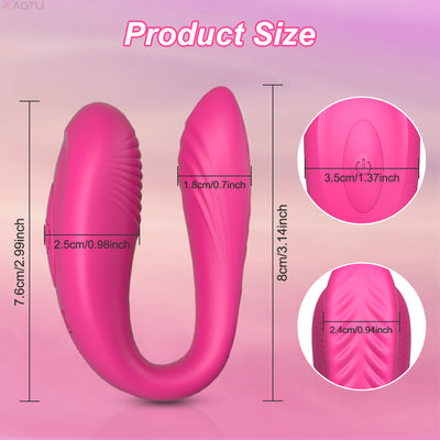 10-Speed Vibrating Clitoral Stimulator, Wearable Panty Massager, Couples' Vibrator, Female Vaginal Stimulation Device
