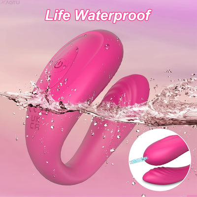 10-Speed Vibrating Clitoral Stimulator, Wearable Panty Massager, Couples' Vibrator, Female Vaginal Stimulation Device