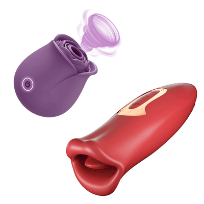 Fellare-Mouth Biting Vibrator 10 Biting & 5 Vibrating Modes for Nipple Clit Stimulation