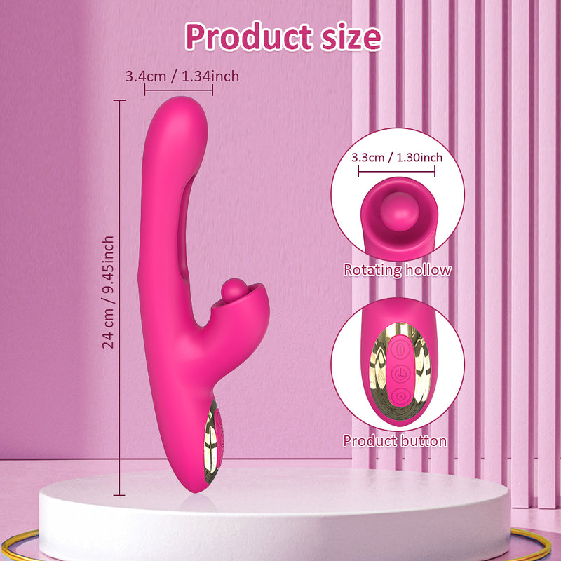 Popper - Spinning Clit Teaser and Tapping G-Spot Vibrator