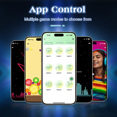 App controlled prostate massager with cock ring