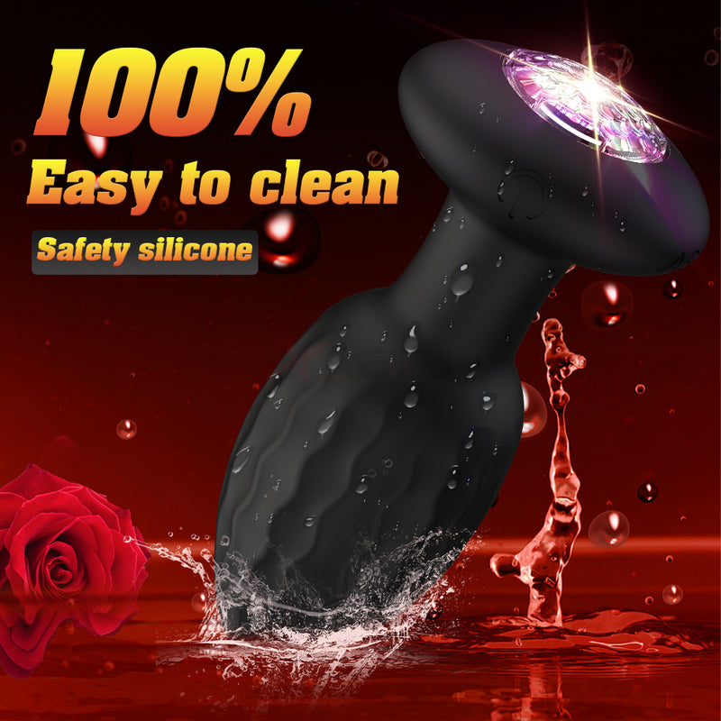 Butt plug designed for easy cleaning