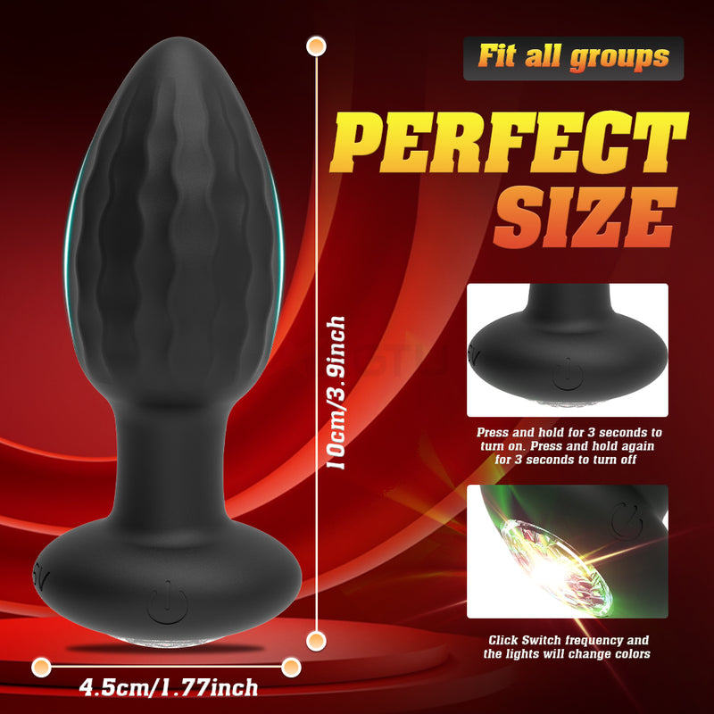 Size friendly butt plug for all users
