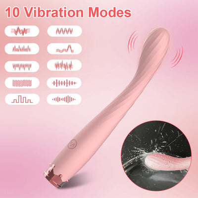 pink wand vibrator with 10 modes