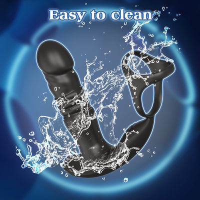 Prostate massager ring easy to clean