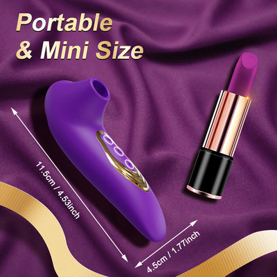 Clitoral Suction Vibrator for Women with 10 Suction Modes – G-Spot Stimulator