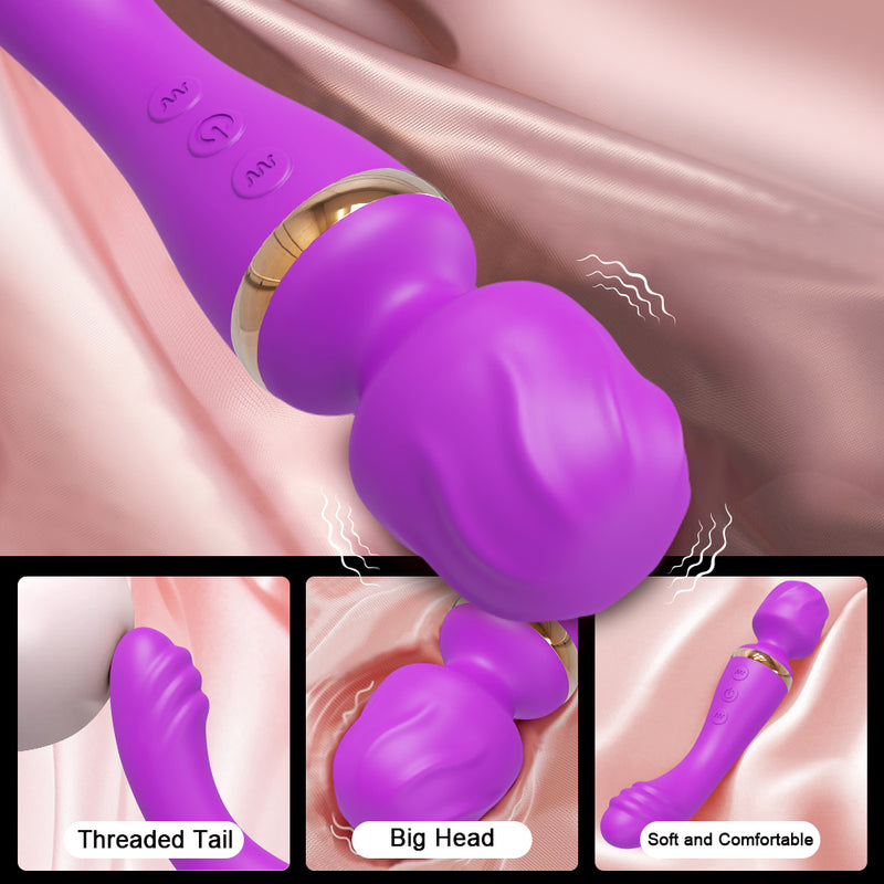 clitoral and vaginal stimulation vibrator sex toy suitable for male and female masturbation toy stick