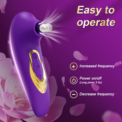 Clitoral Suction Vibrator for Women with 10 Suction Modes – G-Spot Stimulator