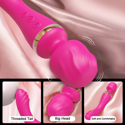 clitoral and vaginal stimulation vibrator sex toy suitable for male and female masturbation toy stick