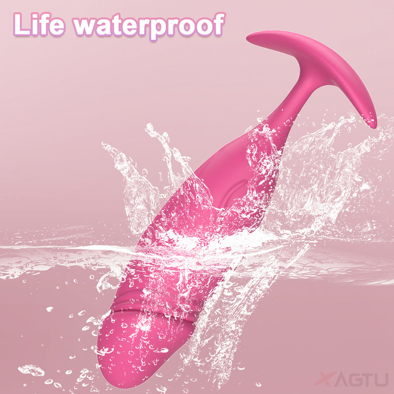 Red silicone butt plug, life waterproof