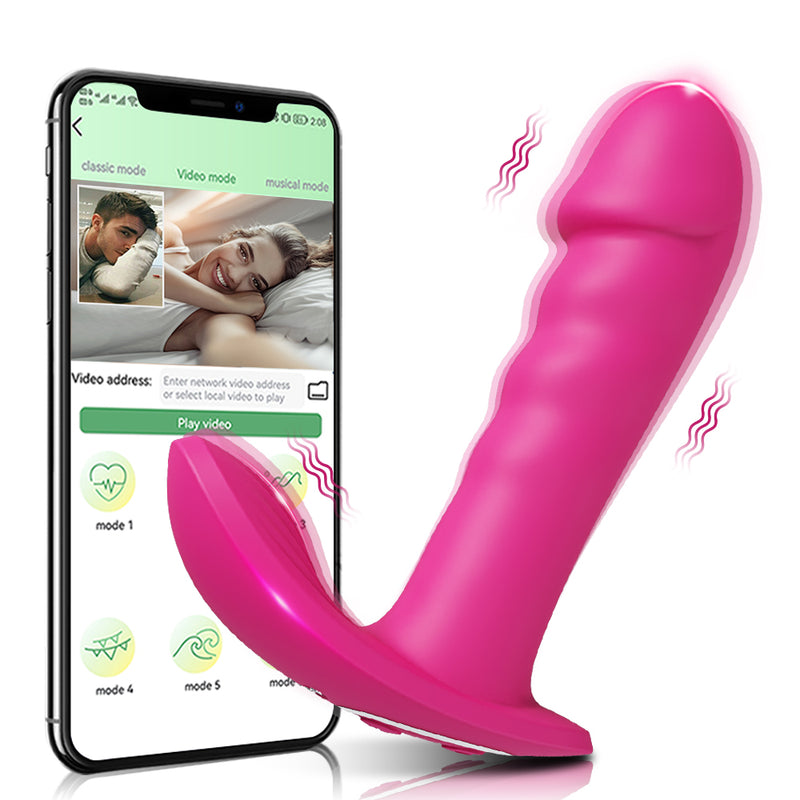 G Spot Dildo Vibrator APP Control Wireless Bluetooth Wear Vibrating Egg Clit Female Panties
