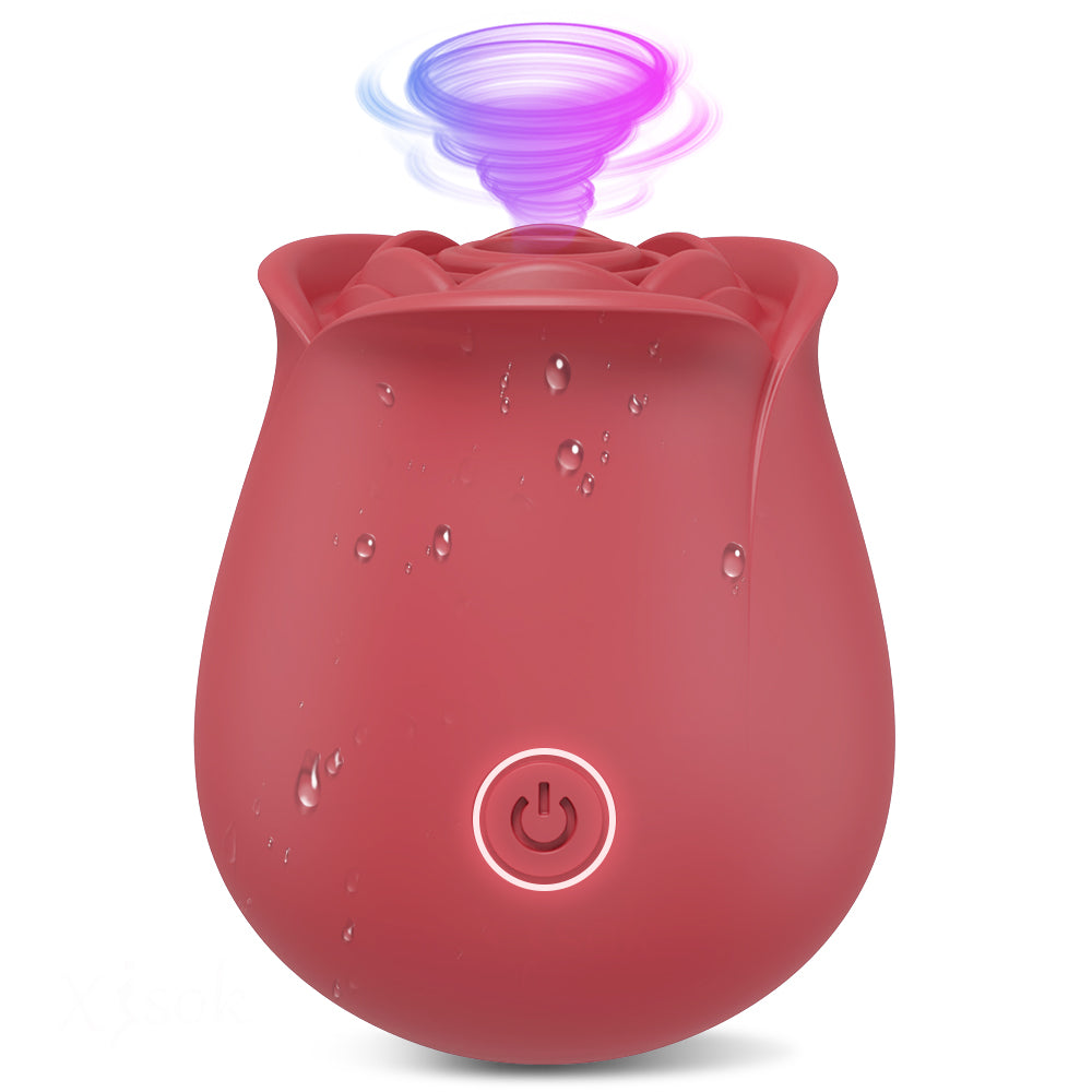 Rose Flower Tongue Licking and Vibration Clit Vibrator TouchHoney Rose Flower Tongue Licking and Vibration Clit Vibrator TouchHoney