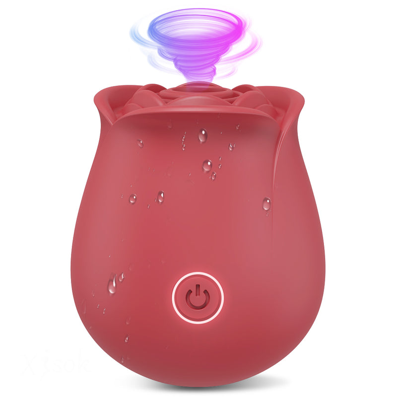 10 Sucking Modes Rose Vibrator Clit Stimulator For Women