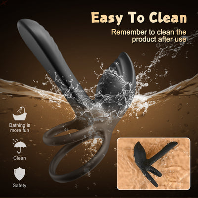 Silicone cock ring easy to clean
