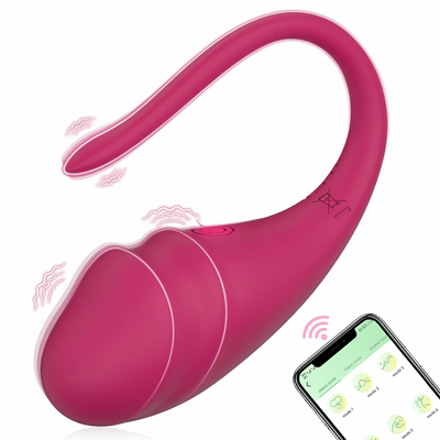 Wireless vibrating red egg toy 